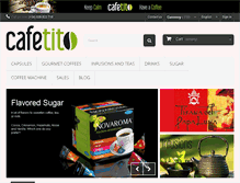 Tablet Screenshot of cafetito.es